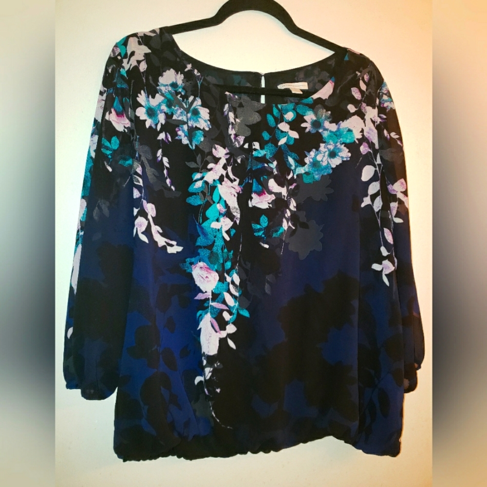 COPY - New York & Company Floral Blouse